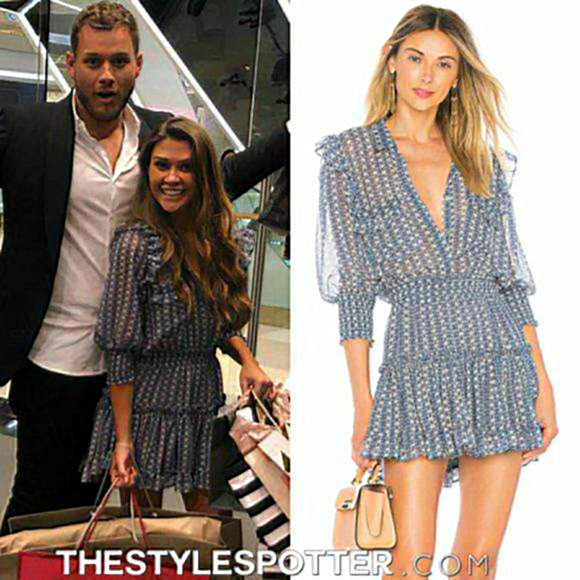 Misa Los AngelesLillian Printed Ruffle Mini‎ Shirtdress Women Size XS - Picture 1 of 12